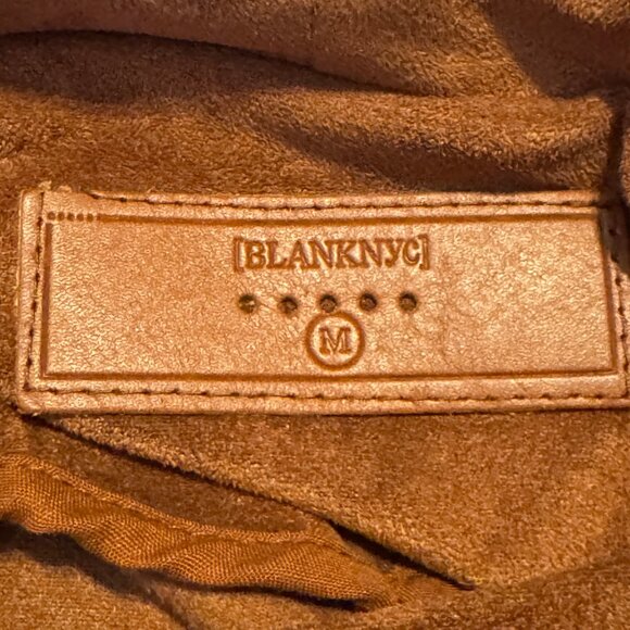 Beautiful! Blank NYC Suede-Like Oversized Collar Moto Jacket in Cinnamon… - Picture 4 of 8